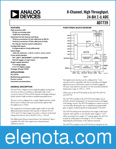 Analog Devices AD7739 datasheet