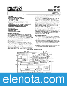 Analog Devices AD7774 datasheet
