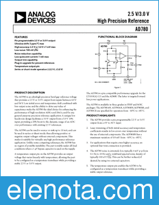 Analog Devices AD780 datasheet