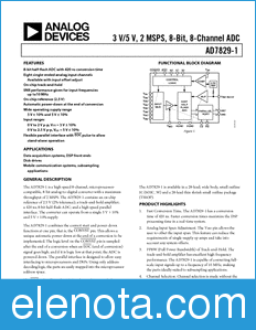 Analog Devices AD7829-1 datasheet