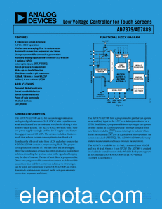Analog Devices AD7879 datasheet