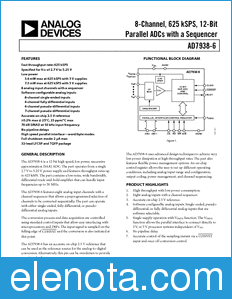Analog Devices AD7938-6 datasheet