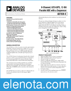 Analog Devices AD7938-6 datasheet