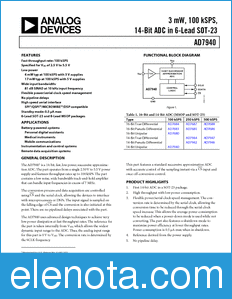 Analog Devices AD7940 datasheet