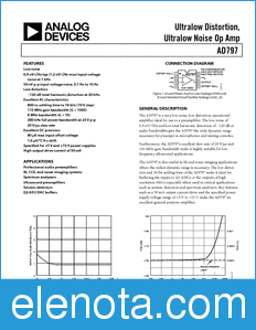 Analog Devices AD797 datasheet