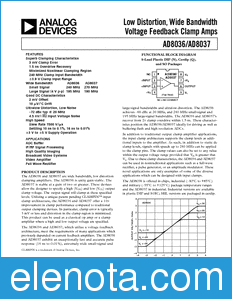 Analog Devices AD8036 datasheet