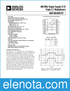 Analog Devices AD8186 datasheet