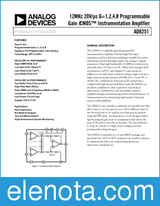 Analog Devices AD8251 datasheet