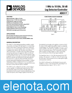 Analog Devices AD8317 datasheet