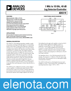 Analog Devices AD8319 datasheet