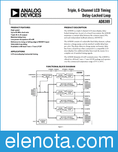 Analog Devices AD8389 datasheet