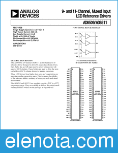 Analog Devices AD8511 datasheet