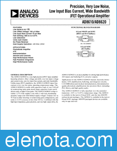 Analog Devices AD8610 datasheet