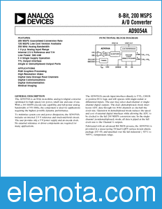 Analog Devices AD9054A datasheet