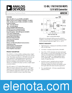Analog Devices AD9230 datasheet