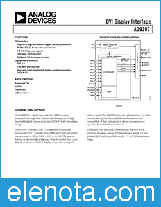 Analog Devices AD9397 datasheet