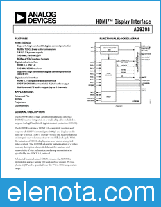 Analog Devices AD9398 datasheet