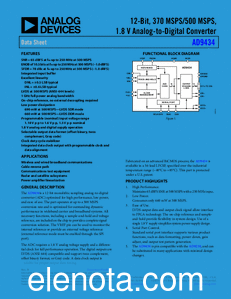 Analog Devices AD9434 datasheet
