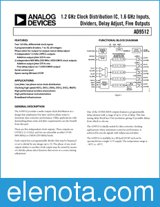 Analog Devices AD9512 datasheet