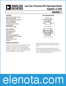 Analog Devices ADA4000-1 datasheet