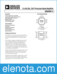 Analog Devices ADA4004-4 datasheet