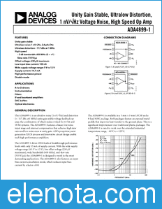 Analog Devices ADA4899-1 datasheet