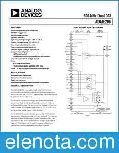 Analog Devices ADATE206 datasheet