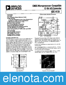Analog Devices ADC912A datasheet