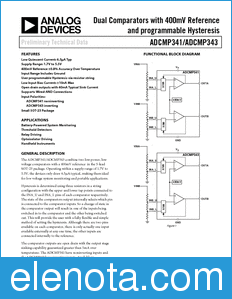 Analog Devices ADCMP341 datasheet