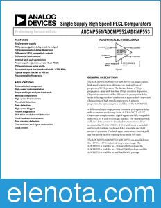 Analog Devices ADCMP551 datasheet
