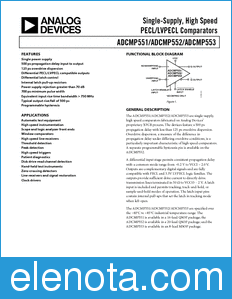 Analog Devices ADCMP551 datasheet