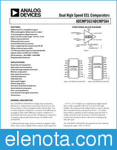 Analog Devices ADCMP563 datasheet