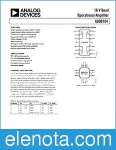 Analog Devices ADD8704 datasheet