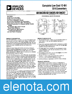 Analog Devices ADDAC87 datasheet