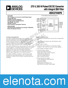 Analog Devices ADDC27008 datasheet