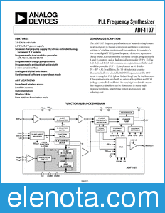 Analog Devices ADF4107 datasheet