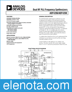 Analog Devices ADF4206 datasheet