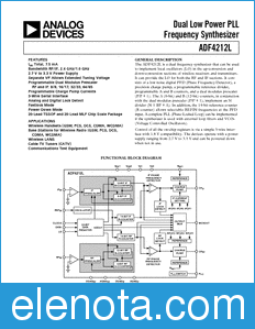 Analog Devices ADF4212L datasheet