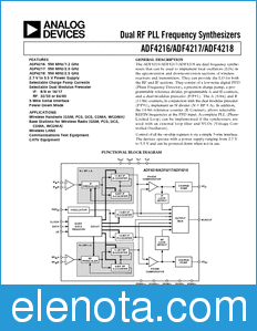 Analog Devices ADF4216 datasheet