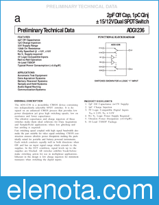 Analog Devices ADG1236 datasheet