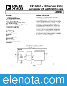 Analog Devices ADG2108 datasheet