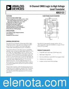 Analog Devices ADG3123 datasheet