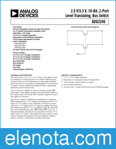 Analog Devices ADG3246 datasheet