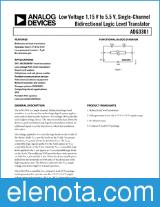 Analog Devices ADG3301 datasheet