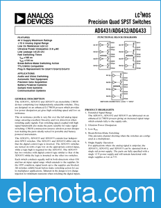 Analog Devices ADG431 datasheet