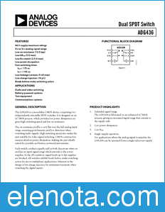 Analog Devices ADG436 datasheet