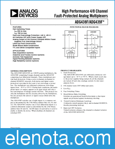 Analog Devices ADG438F datasheet