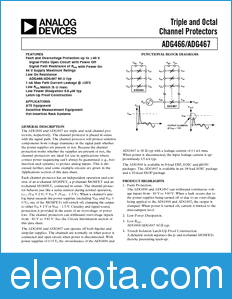 Analog Devices ADG467 datasheet