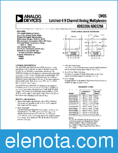 Analog Devices ADG528A datasheet