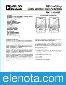 Analog Devices ADG715 datasheet